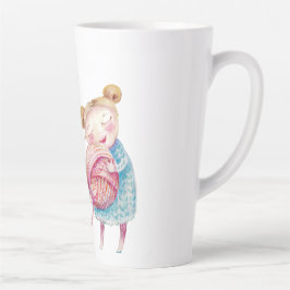 Caneca De Café Latte Sweet Yarn Lover