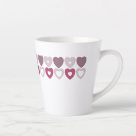 Caneca De Café Latte Sweetheart Quilt Mug
