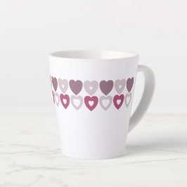 Caneca De Café Latte Sweetheart Quilt Mug