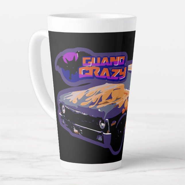 Caneca De Café Latte Taça de café grande personalizada (Ângulo esquerdo)