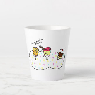 Caneca De Café Latte Taça de latão cupcake