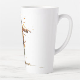 Caneca De Café Latte taça de outono