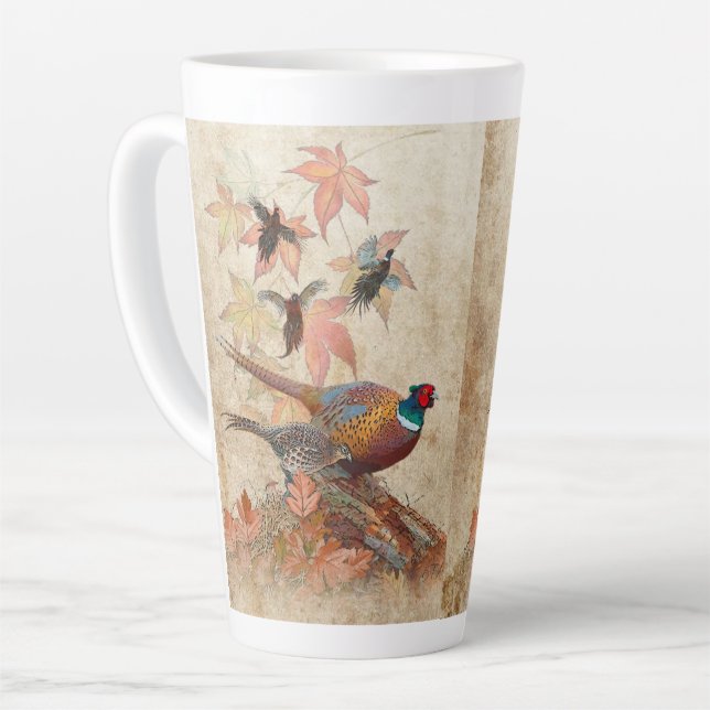 Caneca De Café Latte Taça de papel (Ângulo esquerdo)