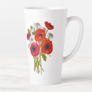Caneca De Café Latte Taça Lateral Alta