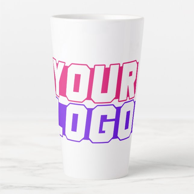 Caneca De Café Latte Taça Lateral Personalizada de Café - Adicione seu  (Frente)