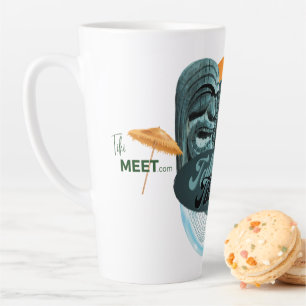 Caneca De Café Latte TalkTiki - Mug Latte Alto