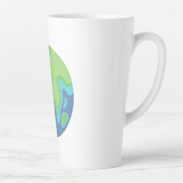 Caneca De Café Latte Tall Earth Mug