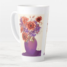 Tall latte mug