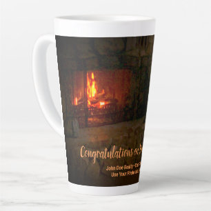 Caneca De Café Latte Tall Latte Mug - Excelente para Realtors/Aquecimen