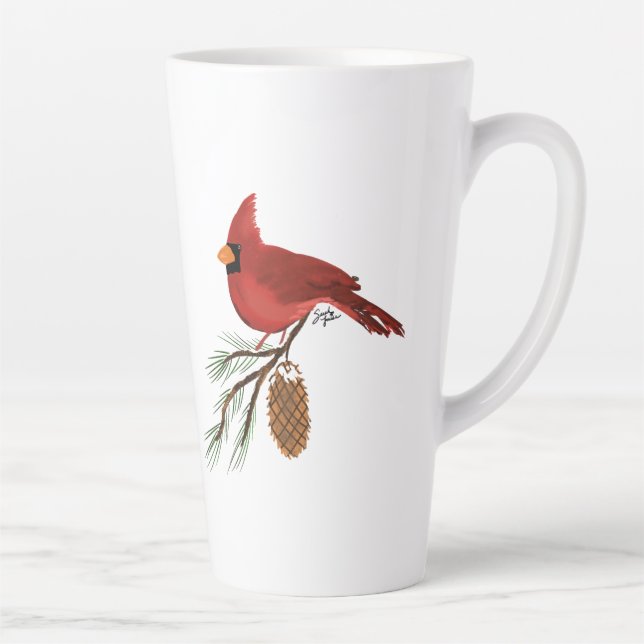 Caneca De Café Latte Tall Mug Cardinal (Direita)