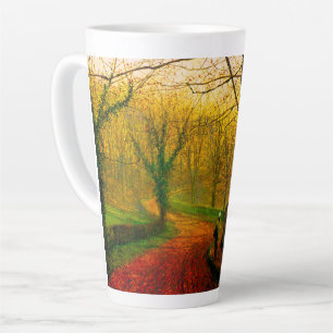 Caneca De Café Latte Tarde de Novembro Stapleton Park Grimshaw