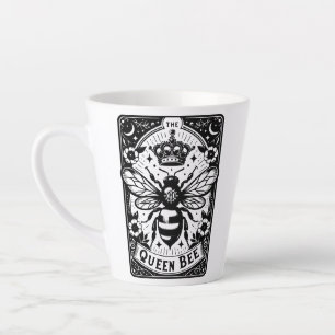 Caneca De Café Latte Tarot Queen Bee