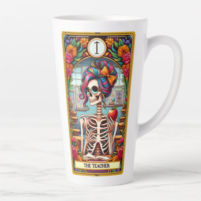 Caneca De Café Latte Tarot The Teacher Mug (Direita)