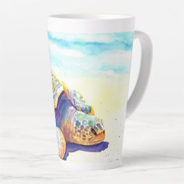 Caneca De Café Latte Tartaruga 6