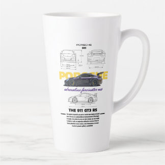 Caneca De Café Latte Tasa Porsche GT3 RS