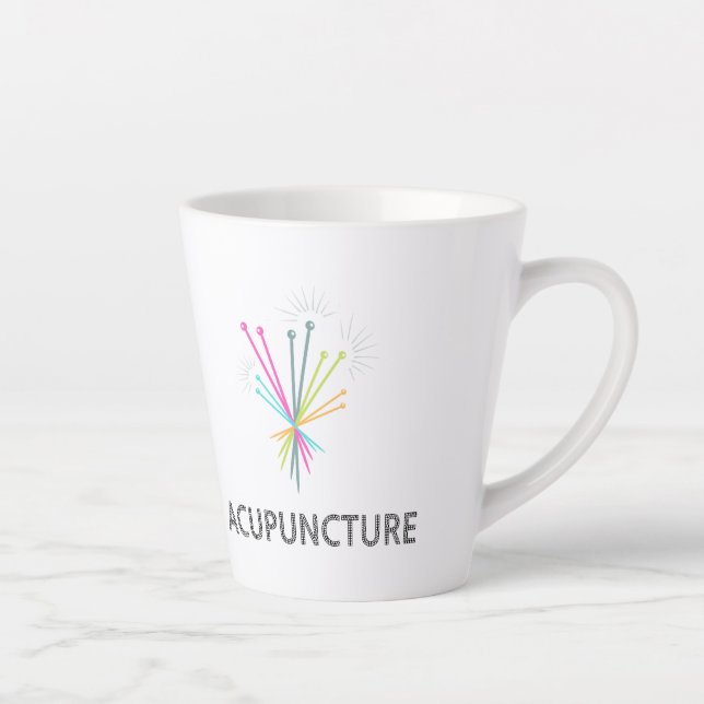 Caneca De Café Latte Tasse Acupuncture, cadeau acupuncteur  (Direita)
