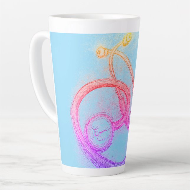 Caneca De Café Latte Tasse latte (Ângulo esquerdo)
