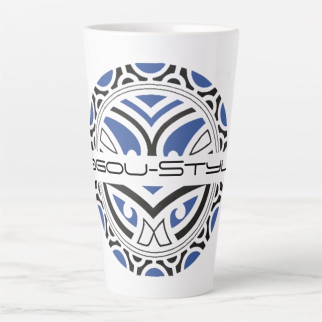Caneca De Café Latte Tasse latte Cagou-Style (Frente)