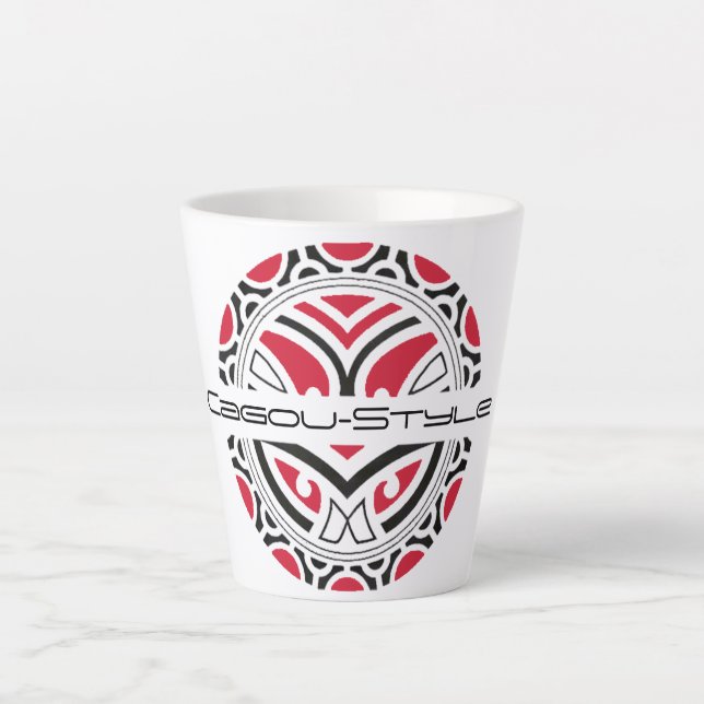 Caneca De Café Latte Tasse latte Cagou-Style (Frente)