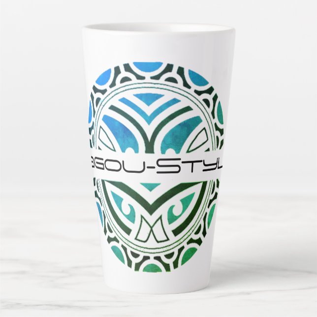 Caneca De Café Latte Tasse latte Cagou-Style (Frente)