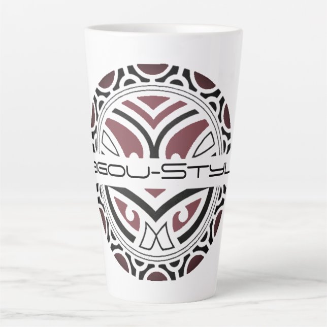 Caneca De Café Latte Tasse latte Cagou-Style (Frente)