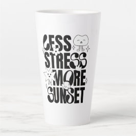 Caneca De Café Latte Tasse Latte grande
