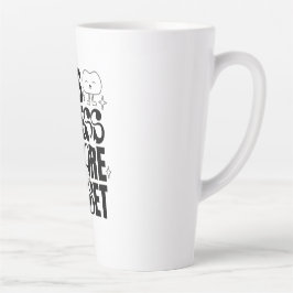 Caneca De Café Latte Tasse Latte grande 