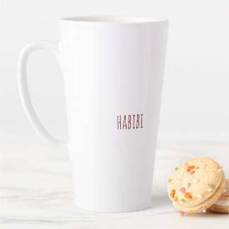Caneca De Café Latte Tasse Latte Habibi