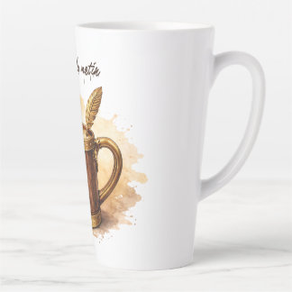 Caneca De Café Latte Tasse l'encre du matin
