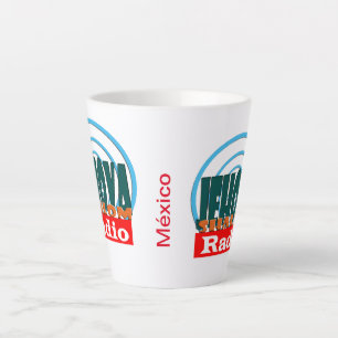 Caneca De Café Latte Taza chica cafe Radio Jehova Shalom México