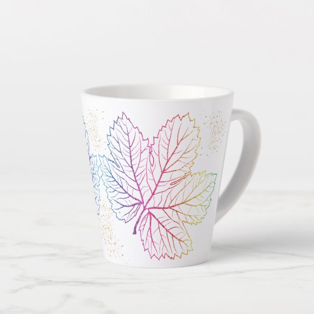 Caneca De Café Latte Taza de café latte (Ângulo direito)