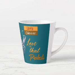 Caneca De Café Latte Taza Lady Cáncer – Magia lunar