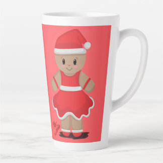 Caneca De Café Latte Taza para café latte con muñeco de gengibre 