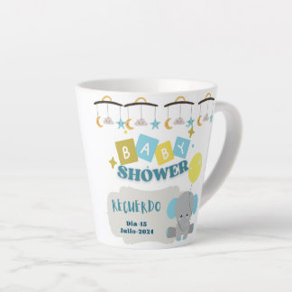 Caneca De Café Latte taza recuerdo del baby shower personalizada