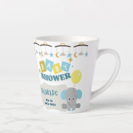 Caneca De Café Latte taza recuerdo del baby shower personalizada