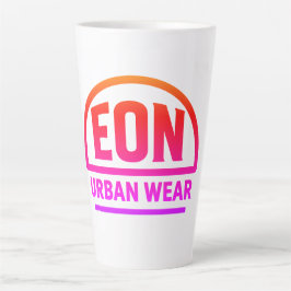 CANECA DE CAFÉ LATTE TAZA ROSA EON URBAN WEAR
