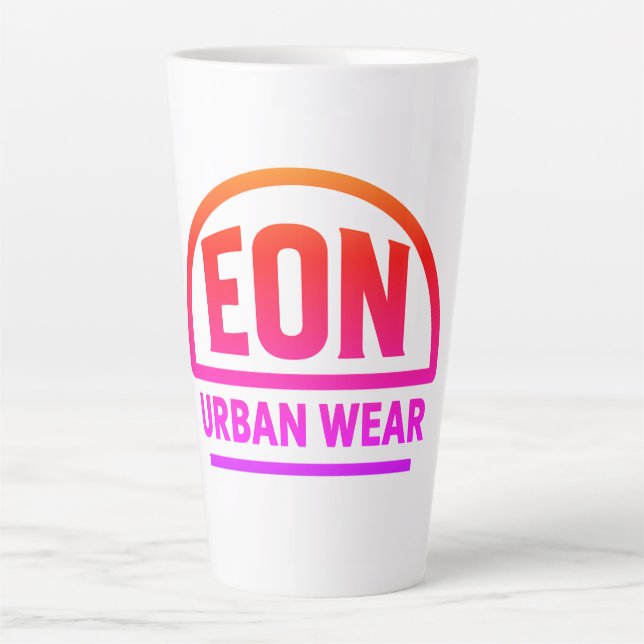 CANECA DE CAFÉ LATTE TAZA ROSA EON URBAN WEAR (Frente)