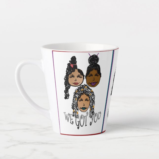 Caneca De Café Latte Temos A Taça Lateral (Esquerda)