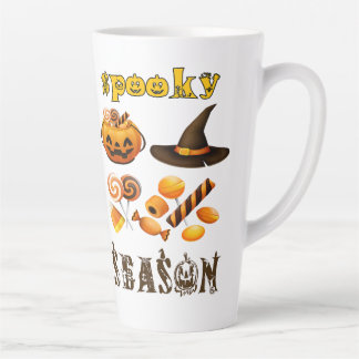 Caneca De Café Latte temporada assustadora Miniatura de arte, Feliz Hal