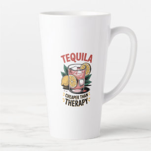 Caneca De Café Latte Tequila: Mais barato que a terapia