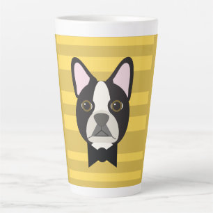 Caneca De Café Latte Terrier de Boston