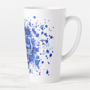 Caneca De Café Latte TEXAS "Pinte a Mãe Azul" Ed. 2 Latte