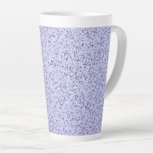 Caneca De Café Latte Textura de Concreto Púrpura de Pastel