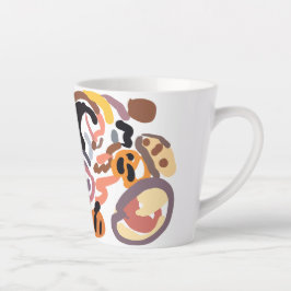 Caneca De Café Latte Thanksgiving autumn