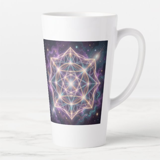 Caneca De Café Latte The 7 Chakras´11 (Direita)