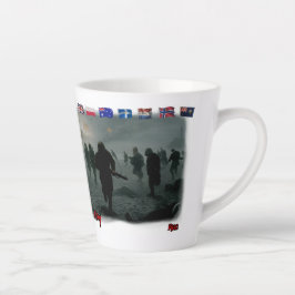 Caneca De Café Latte The D Day on June 6th 1944 on a Ceramic Coffee