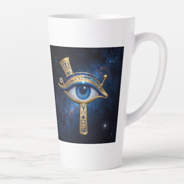 Caneca De Café Latte The Egyptian Eye´7 (Direita)
