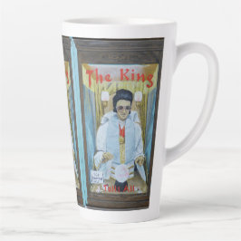 Caneca De Café Latte The King Tells All