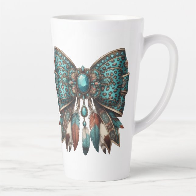 Caneca De Café Latte the western bow style (Direita)