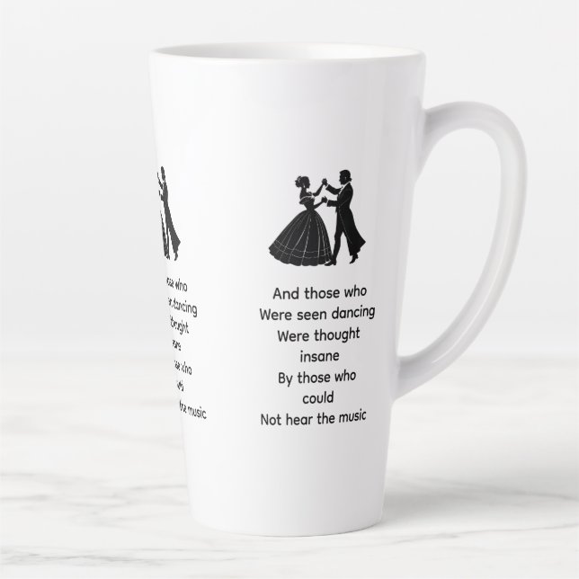 Caneca De Café Latte Those who were seen dancing (Direita)